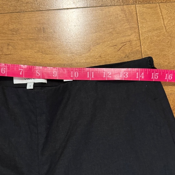 Vince Wide Leg Linen Dress Pants - Picture 4 of 5